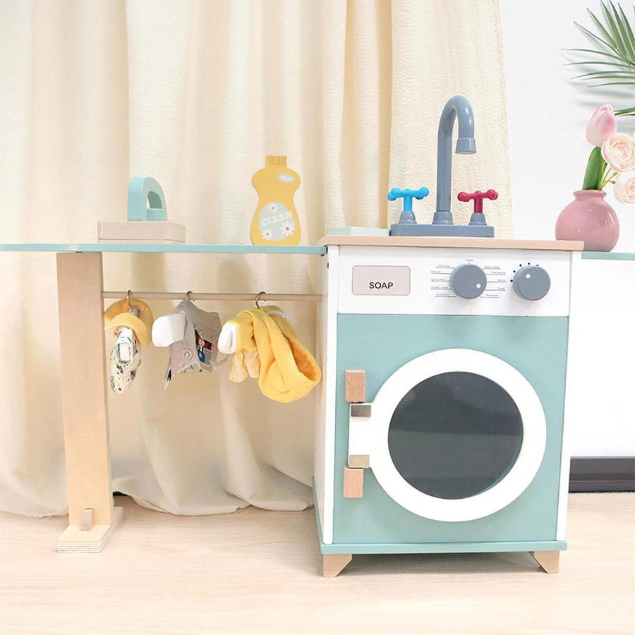 Wooden Kids Washing Machine