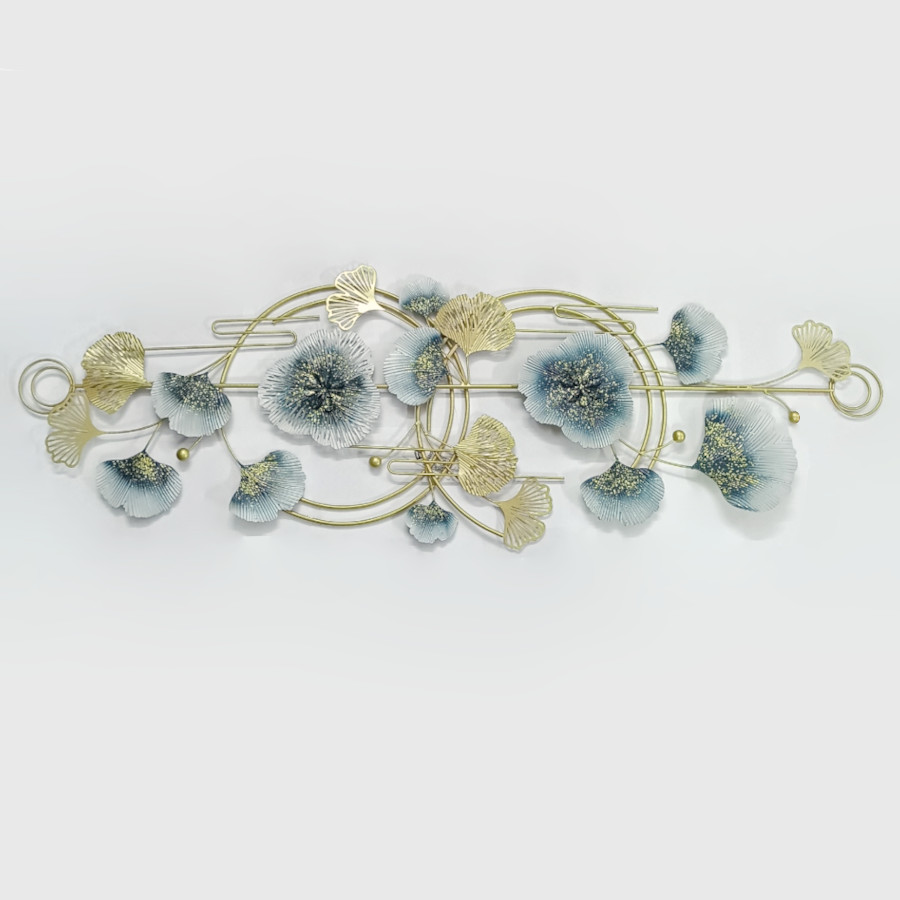 Blue Flowered Wall Art