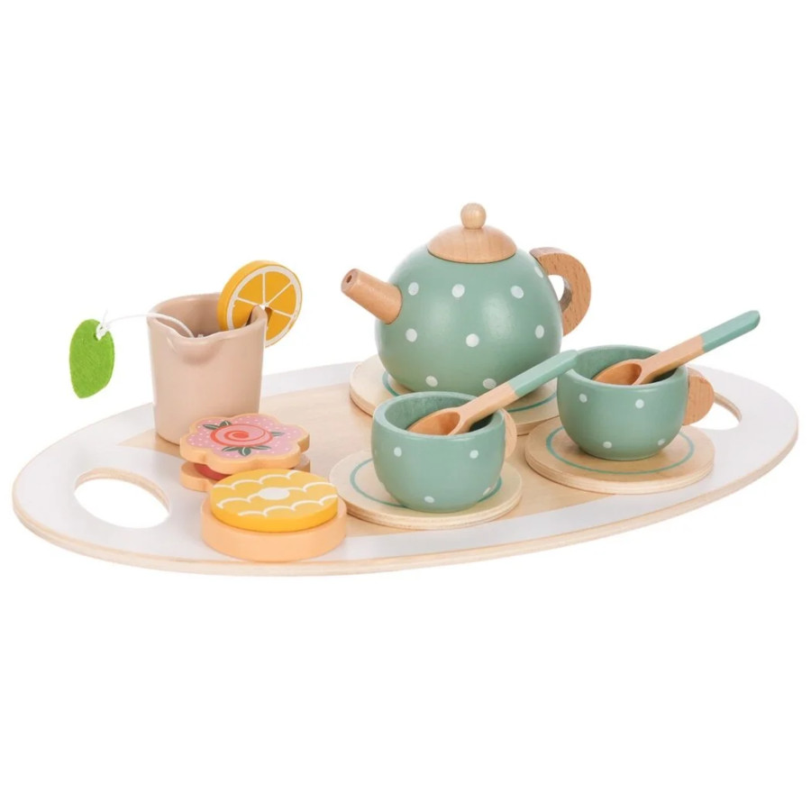 Wooden Tea Set