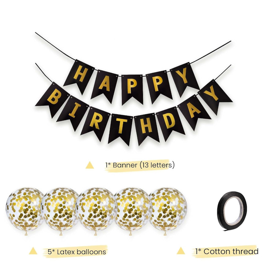 Birthday Banner With Balloons