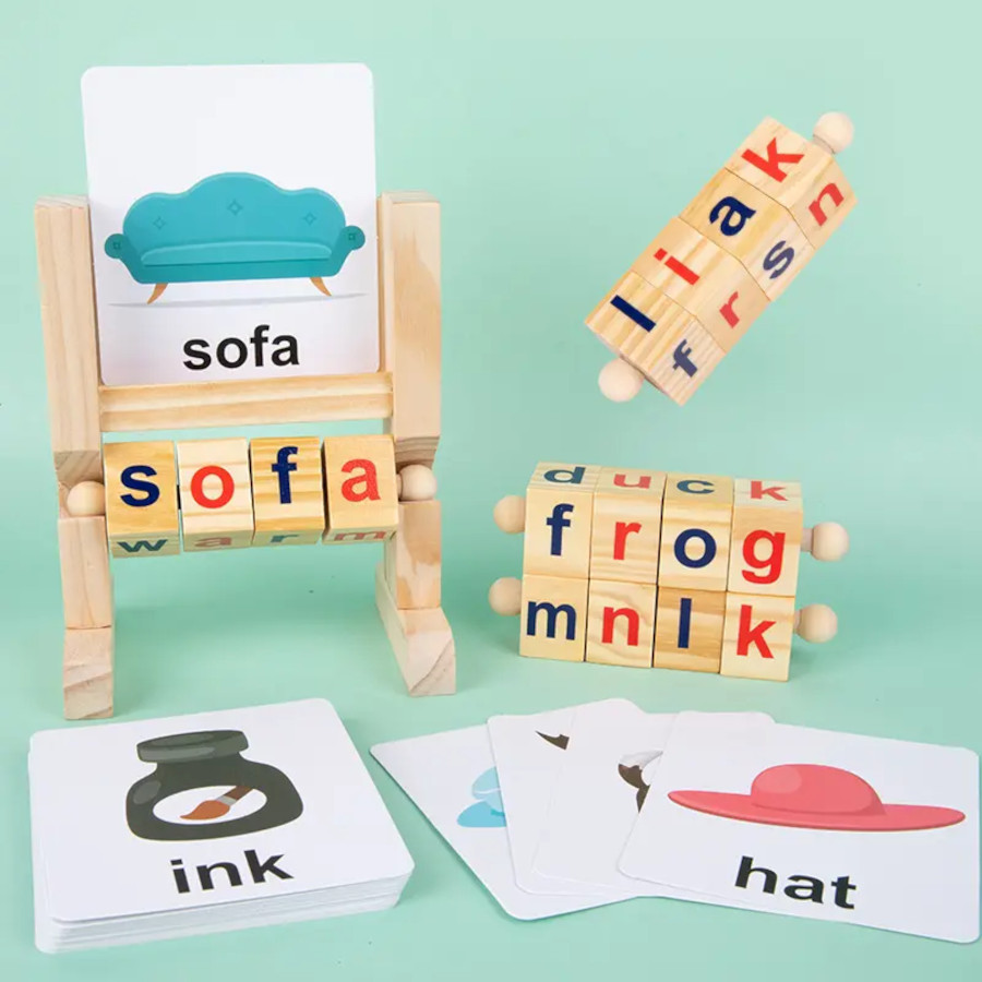 Wooden Reading Blocks