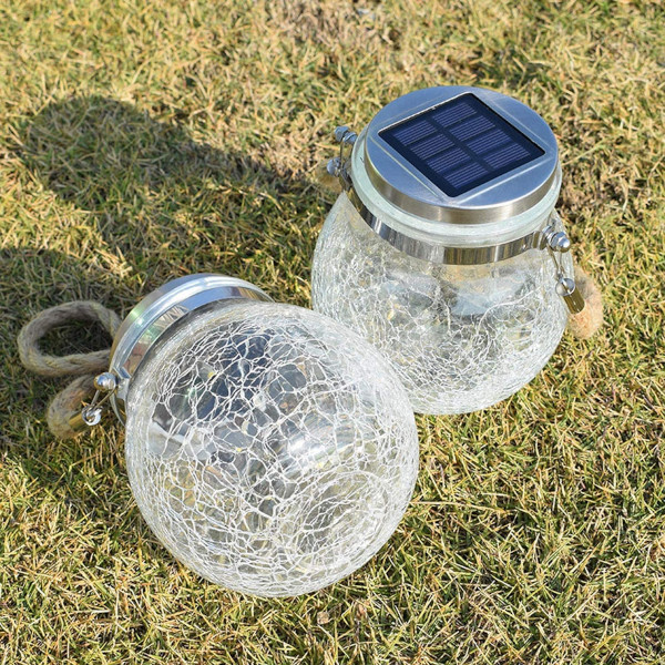 Crack Glass Bottle Solar Light