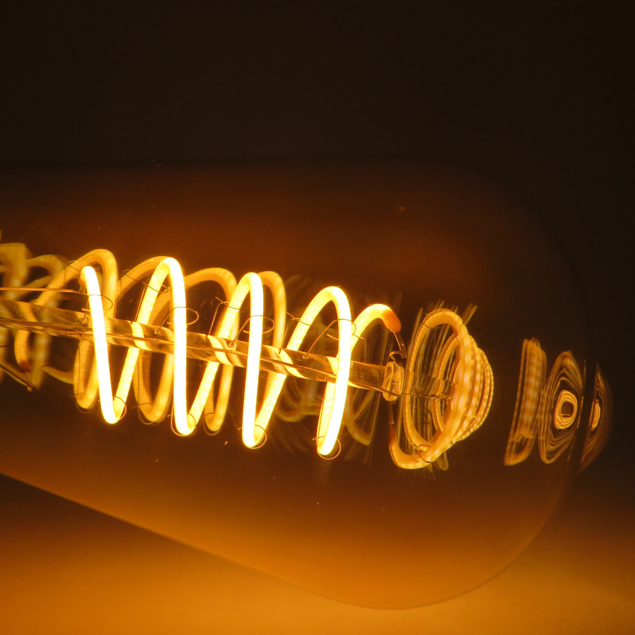 ST64 Amber LED Filament Bulb E27 8W
