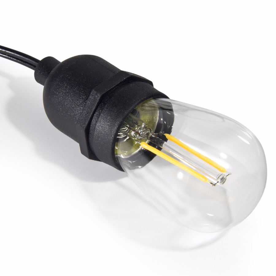 Outdoor 5m String light 10x G45 LED Bulbs