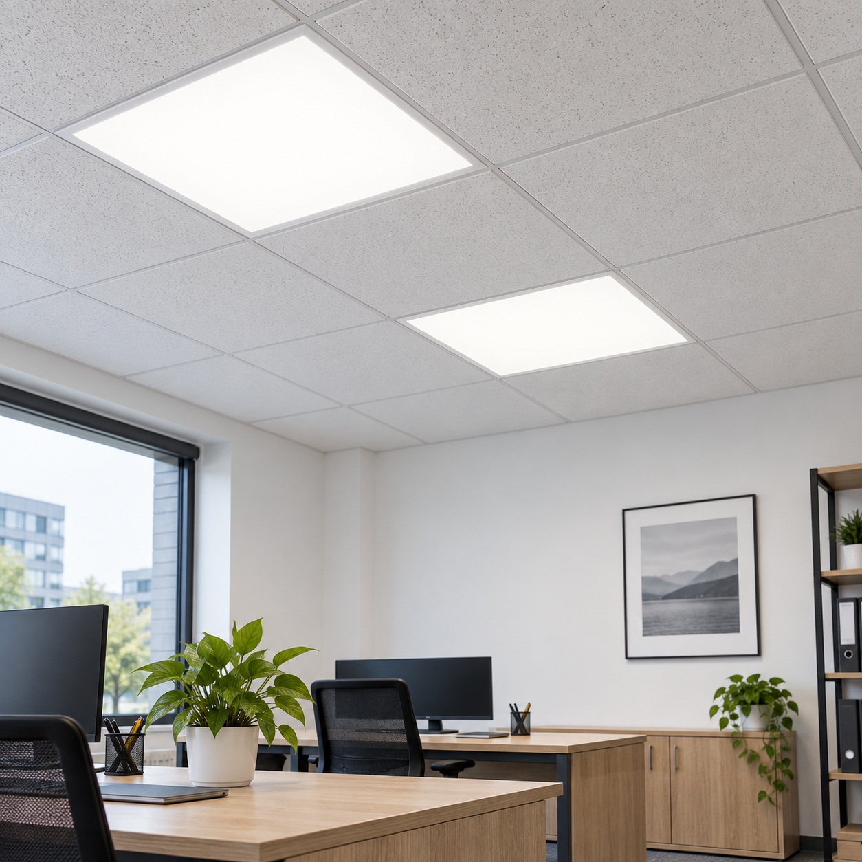 Slim 48W Large Square LED Panel 60x60