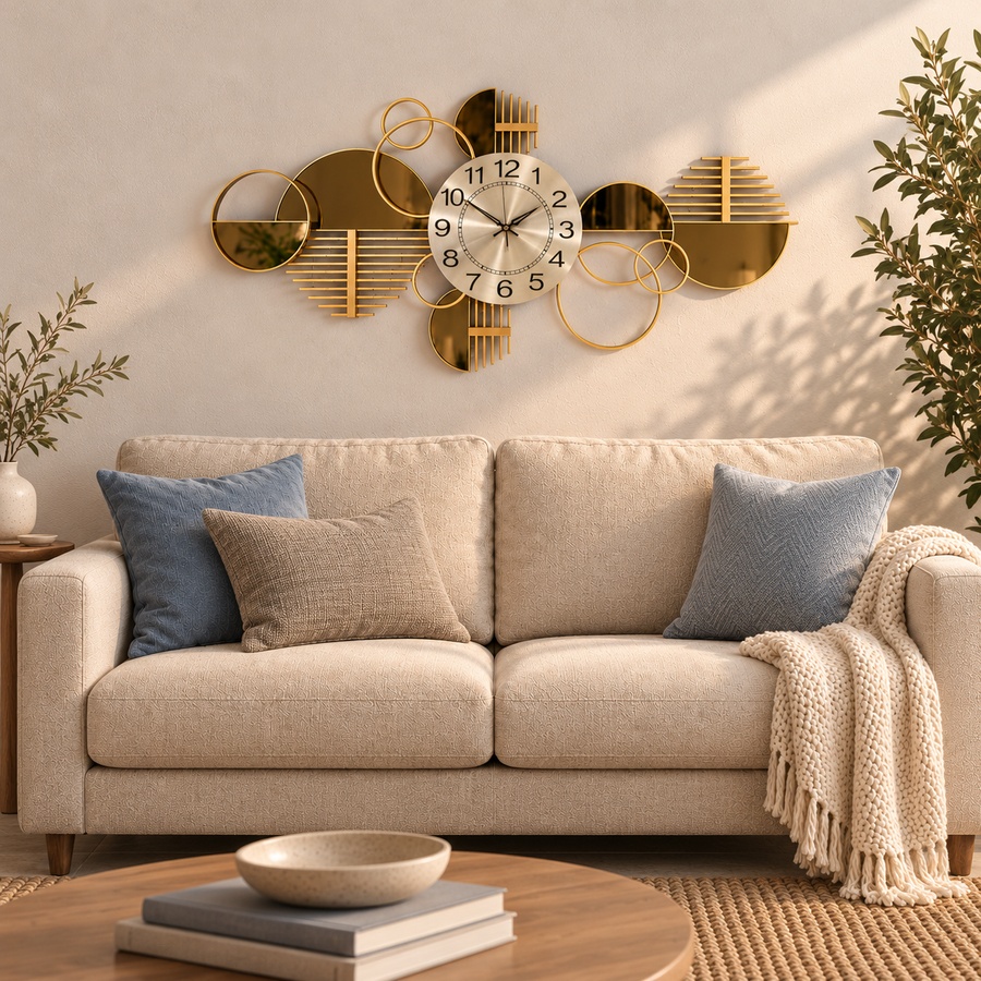 Gold Circle Canvas