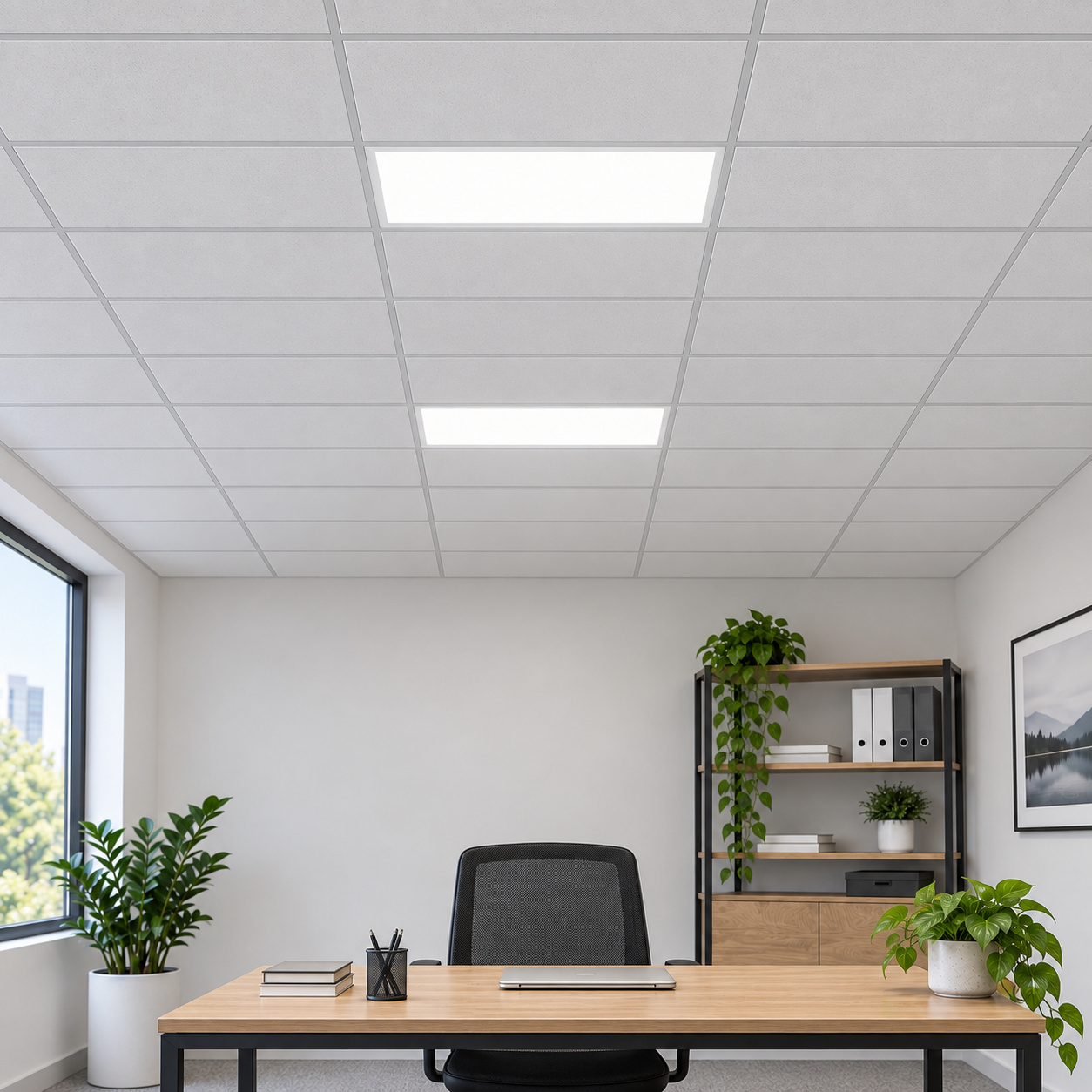 Slim 24W Large Rectangular LED Panel 60x30