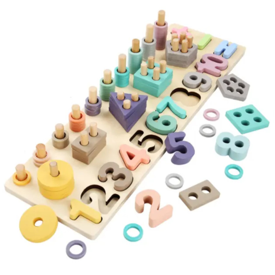 Montessori Wooden Number Puzzle