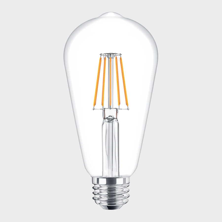ST64 LED Filament Bulb E27 6W