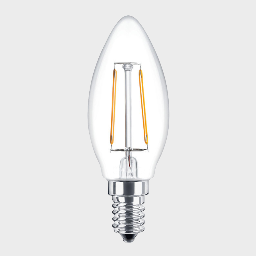 A60 Amber LED Bulb Soft Filament 3W