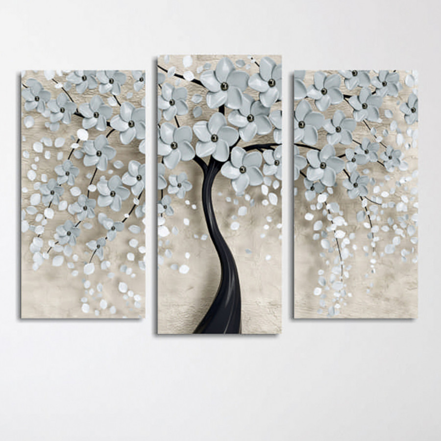 Floral Tree Canvas [3 Pieces]