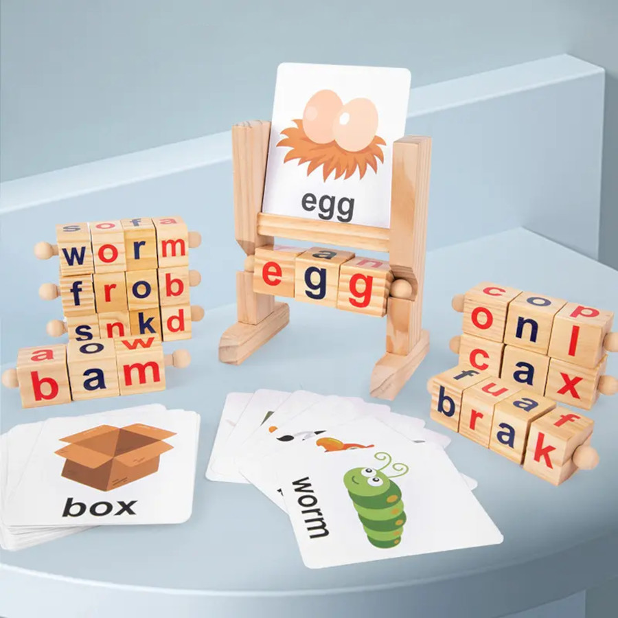 Wooden Reading Blocks