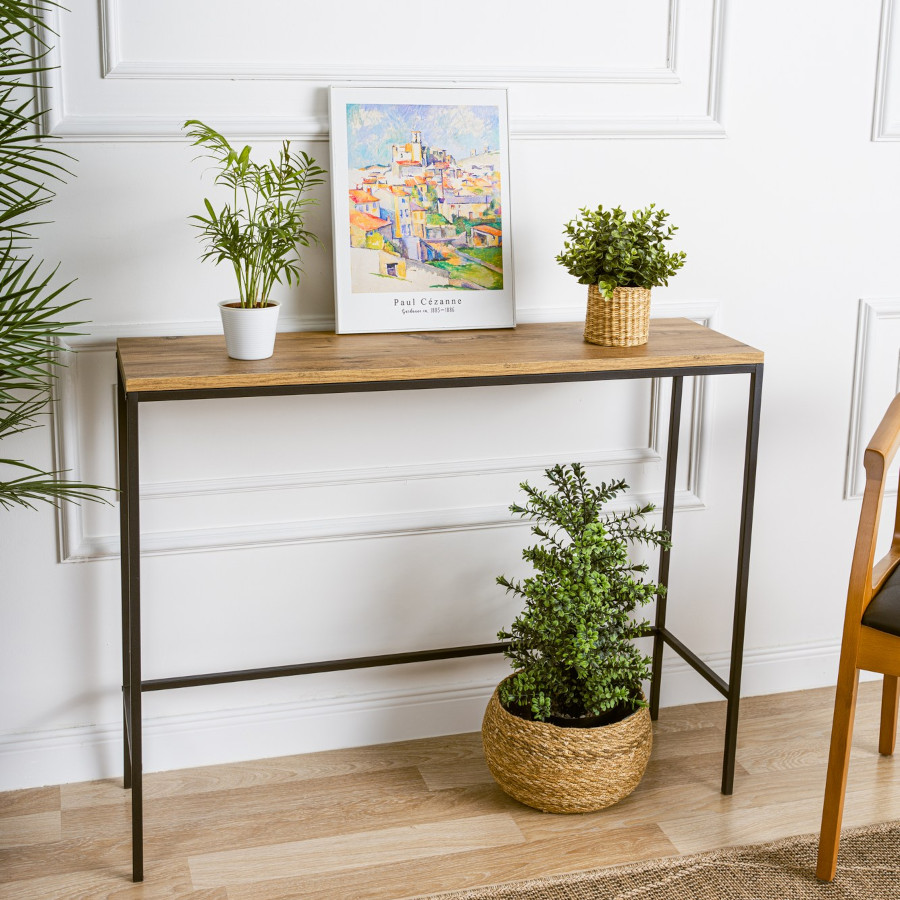 Side Table With Shelves