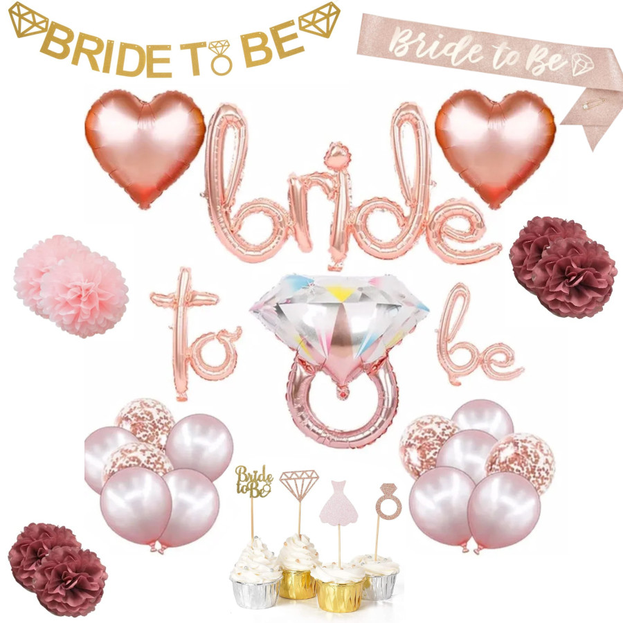 Bride To Be Balloons Set