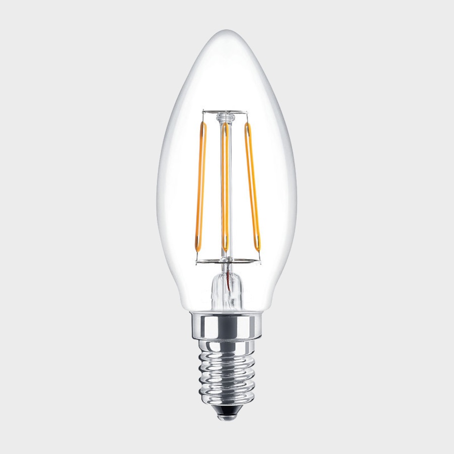 ST64 Amber LED Bulb Soft Filament 8W